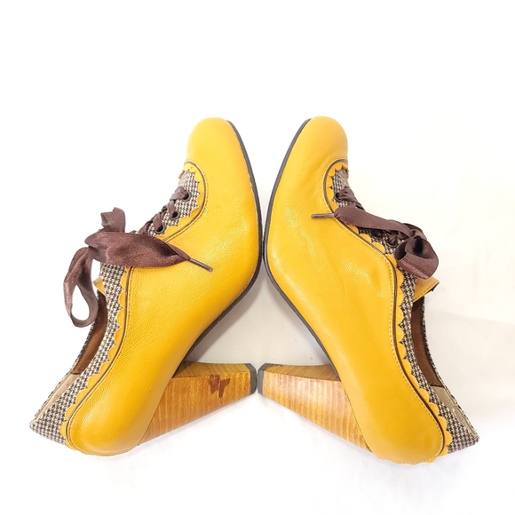 Poetic License Anthropologie Retro 30's Backlash Oxford Pumps Size 6.5M - Picture 2 of 8